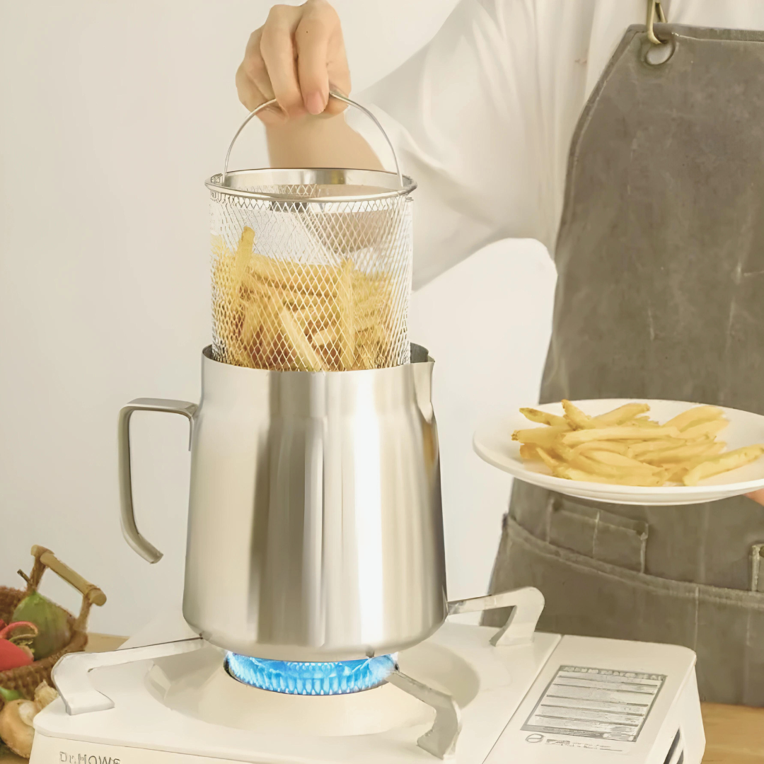 2 in 1 Frituurpan - Smaak, gemak en plezier!