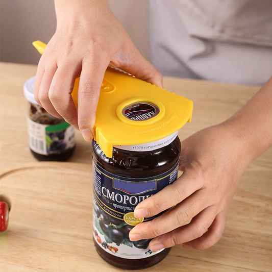 SHIMBAB Opener – Open Moeiteloos Elke Pot, Blik of Fles!