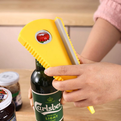 SHIMBAB Opener – Open Moeiteloos Elke Pot, Blik of Fles!